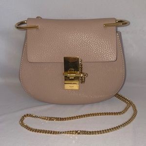 Chloe Mini Drew Crossbody in Cement Pink